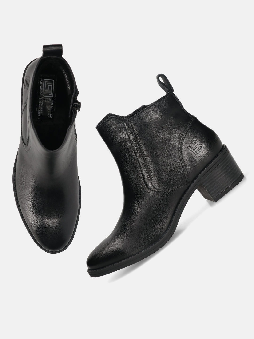 BAGATT Black Premium Leather Boots