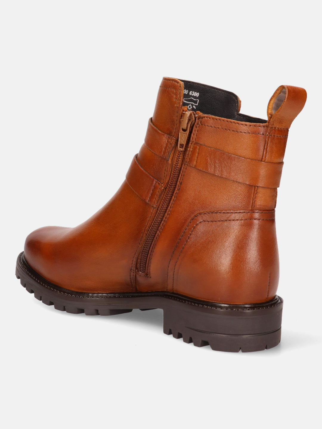 BAGATT Premium Leather Cognac Ankle Boots