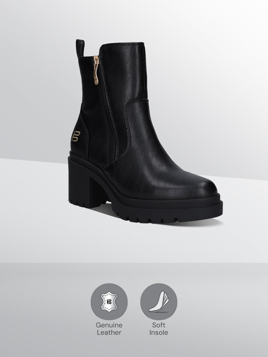 TT.BAGATT Joy Black Ankle Boots