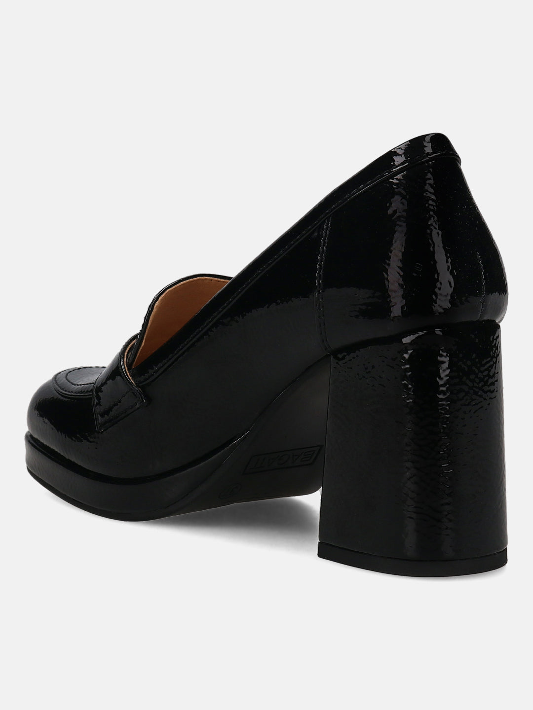 ASOS DESIGN Wide Fit Salary mid heeled court shoes in black | ASOS