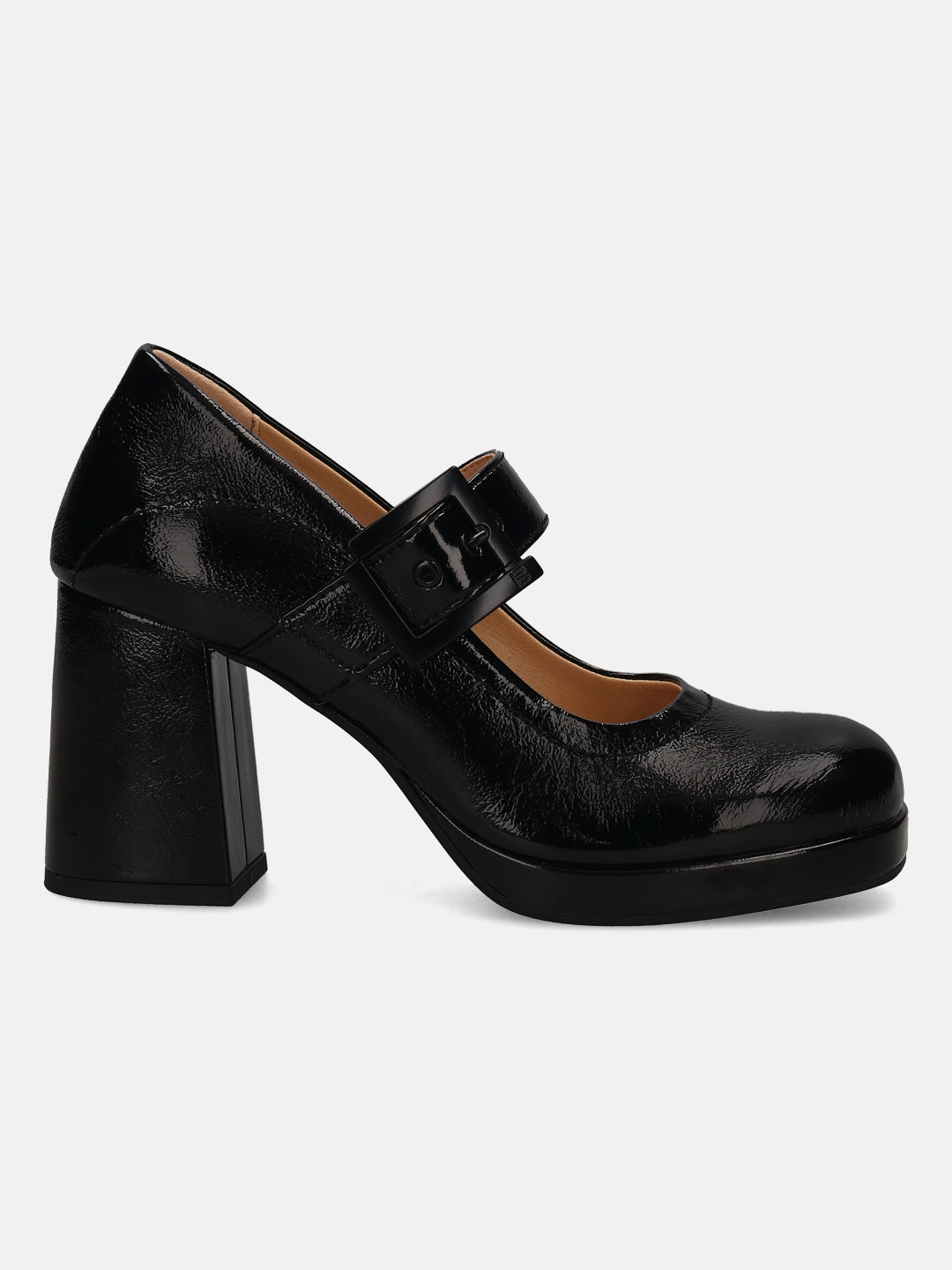 Gallarate Black Court Shoes