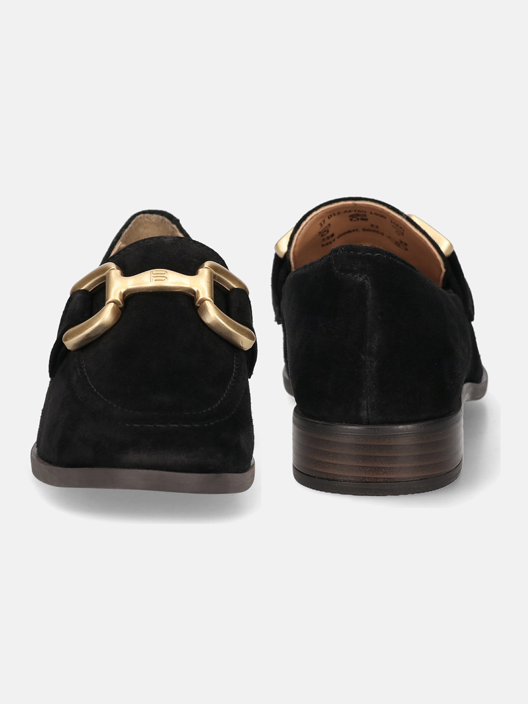 BAGATT Suede Leather Black Loafers