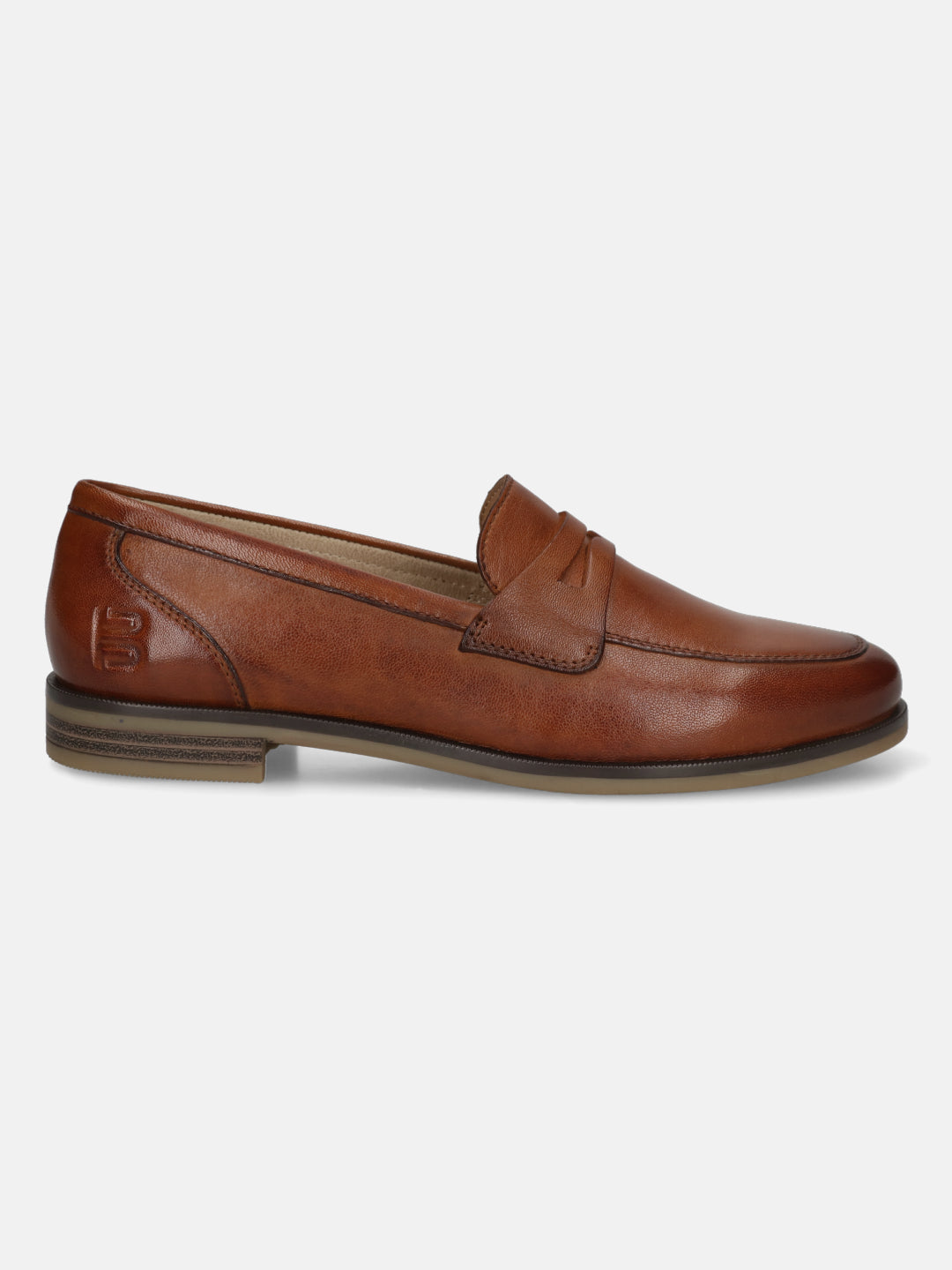 BAGATT Cognac Premium Leather Slip-Ons
