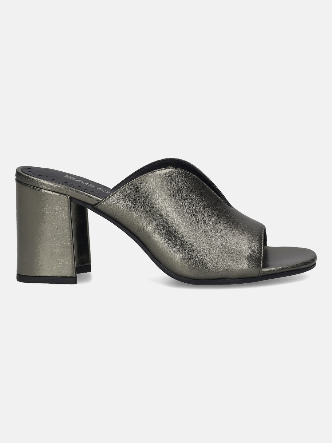 Rosella Black & Metallics Leather Heels