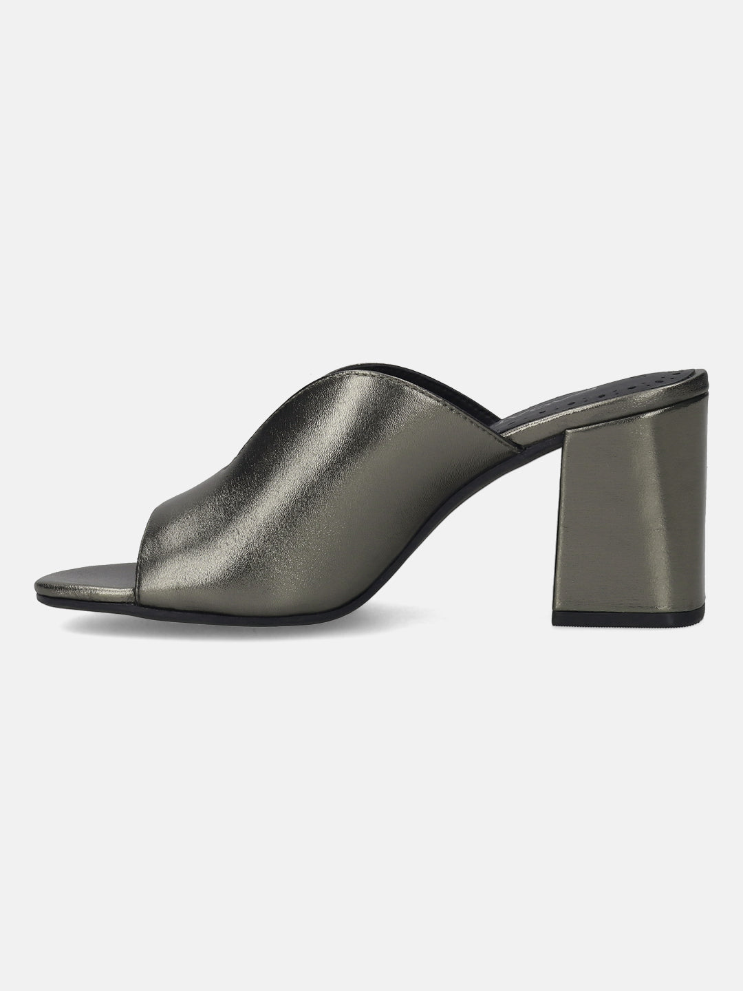 Rosella Black & Metallics Leather Heels
