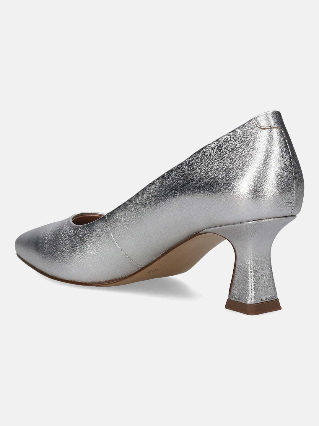 BAGATT Premium Leather Silver court shoe