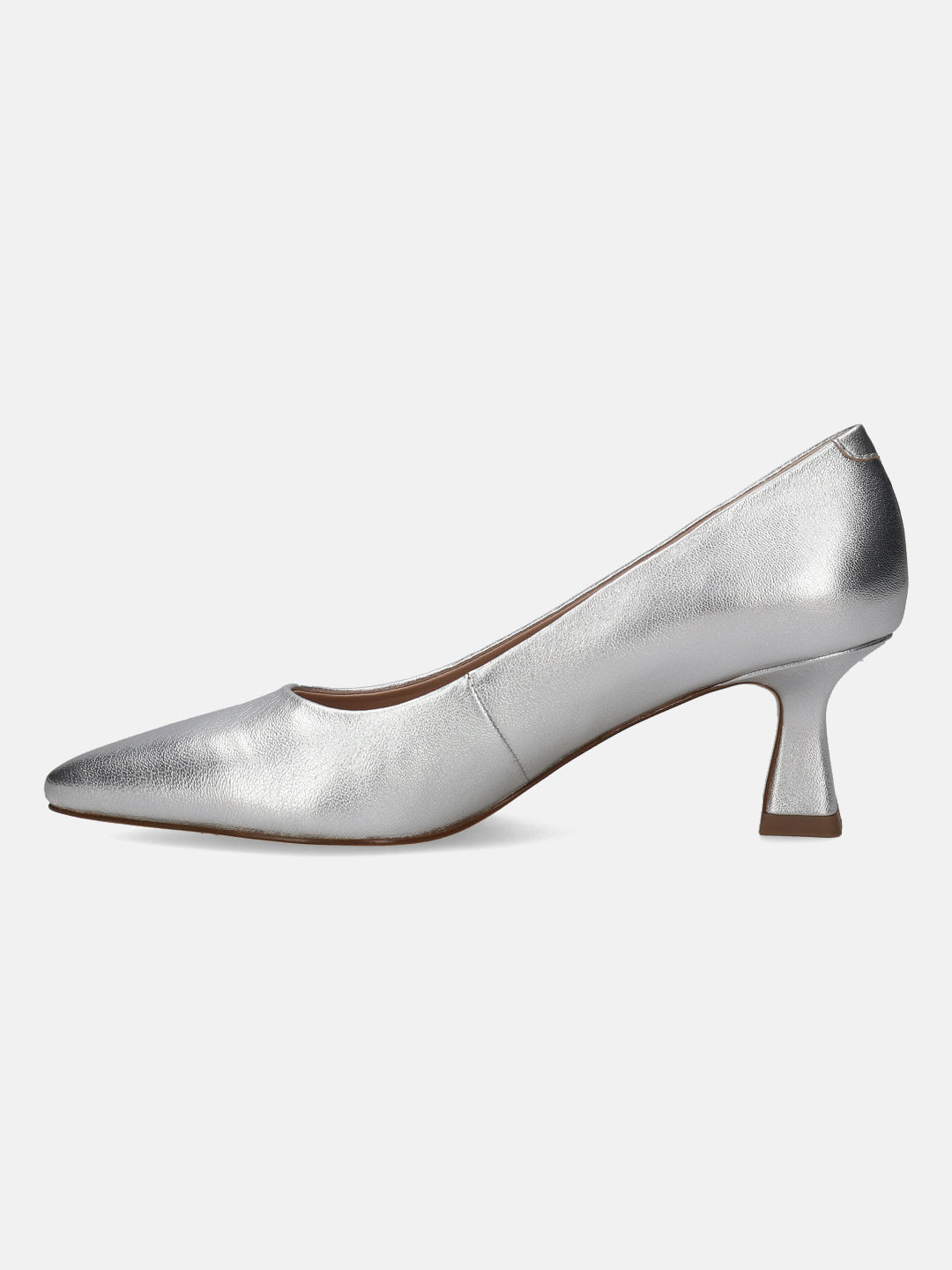 BAGATT Premium Leather Silver court shoe