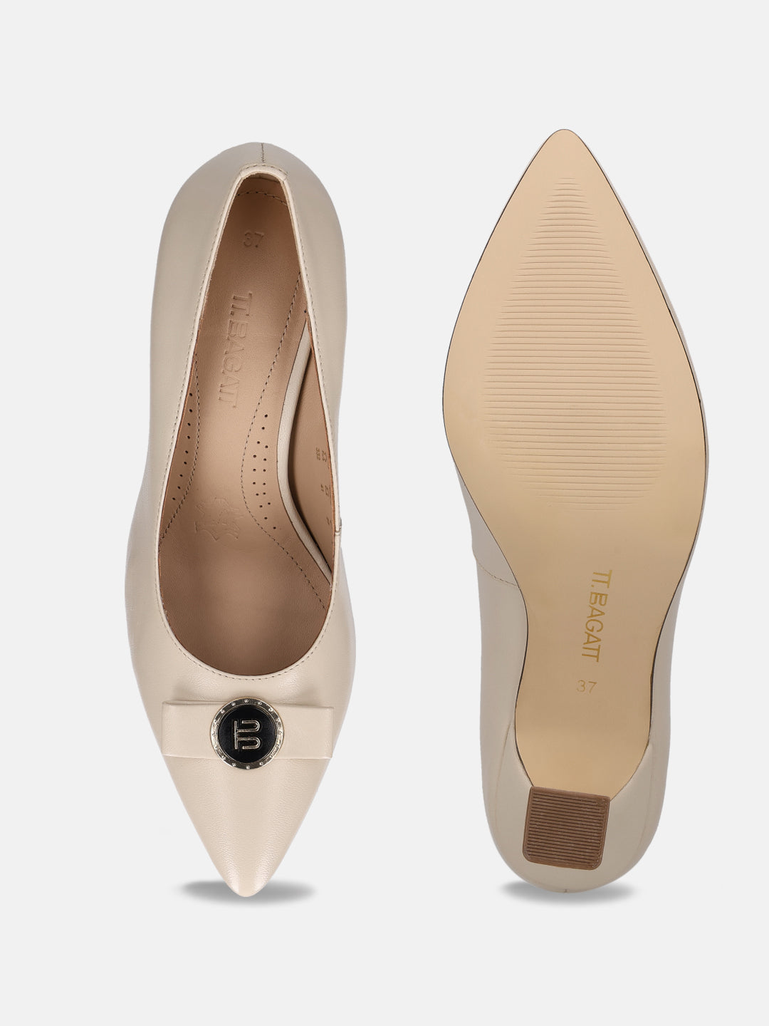 TT.BAGATT Barletta Offwhite Premium Leather Pumps