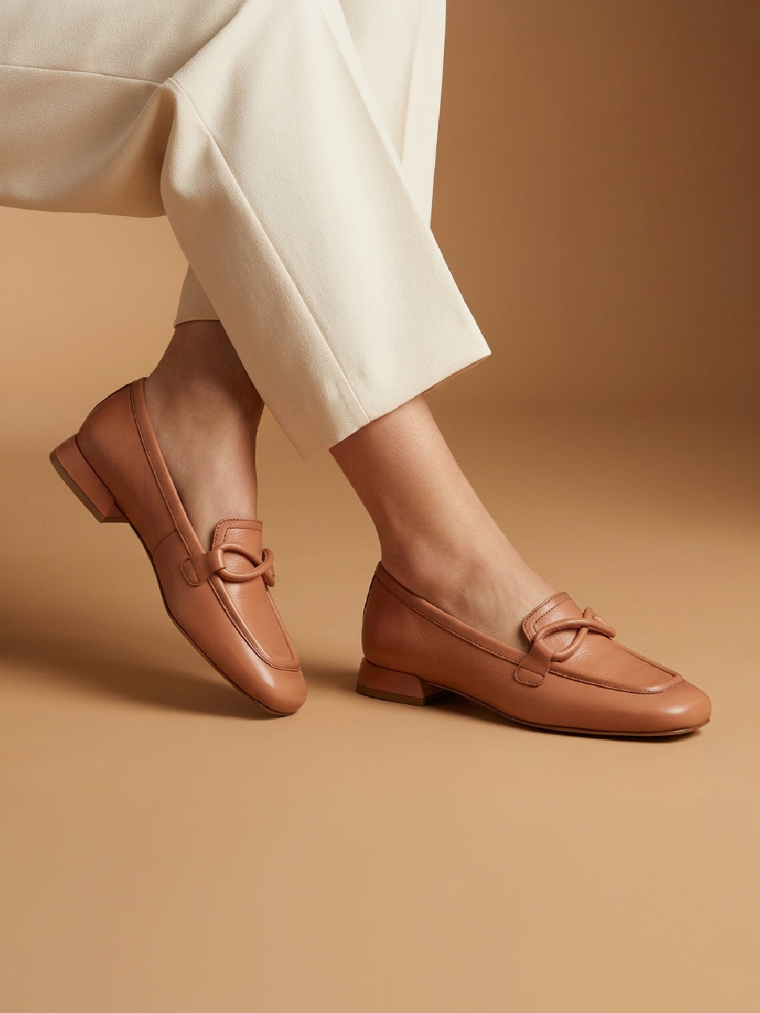 TT.BAGATT Genova Cognac Premium Leather Loafers Slip-Ons