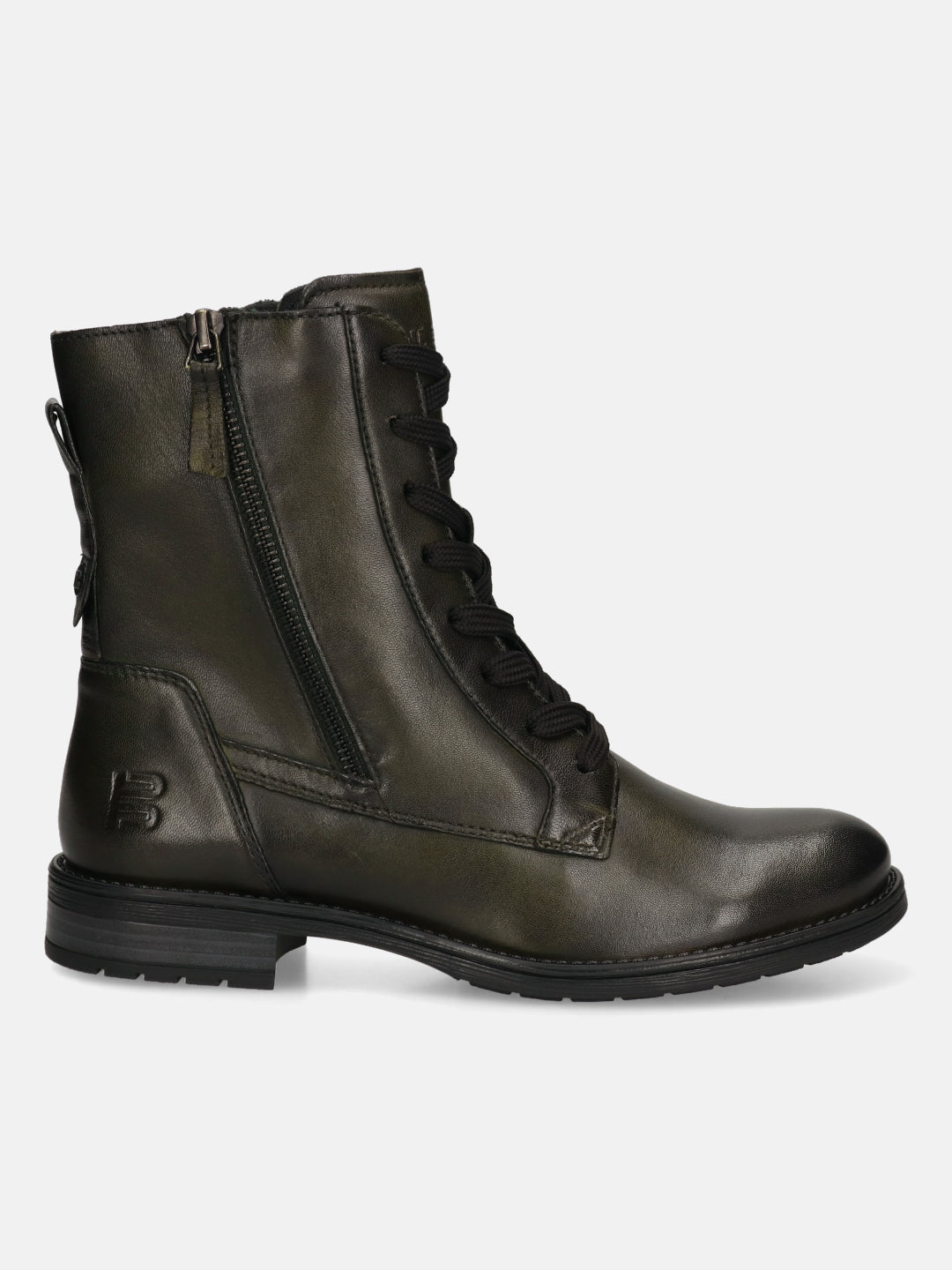 TT.BAGATT Ronja I Dark Green Premium Leather Ankle Boots