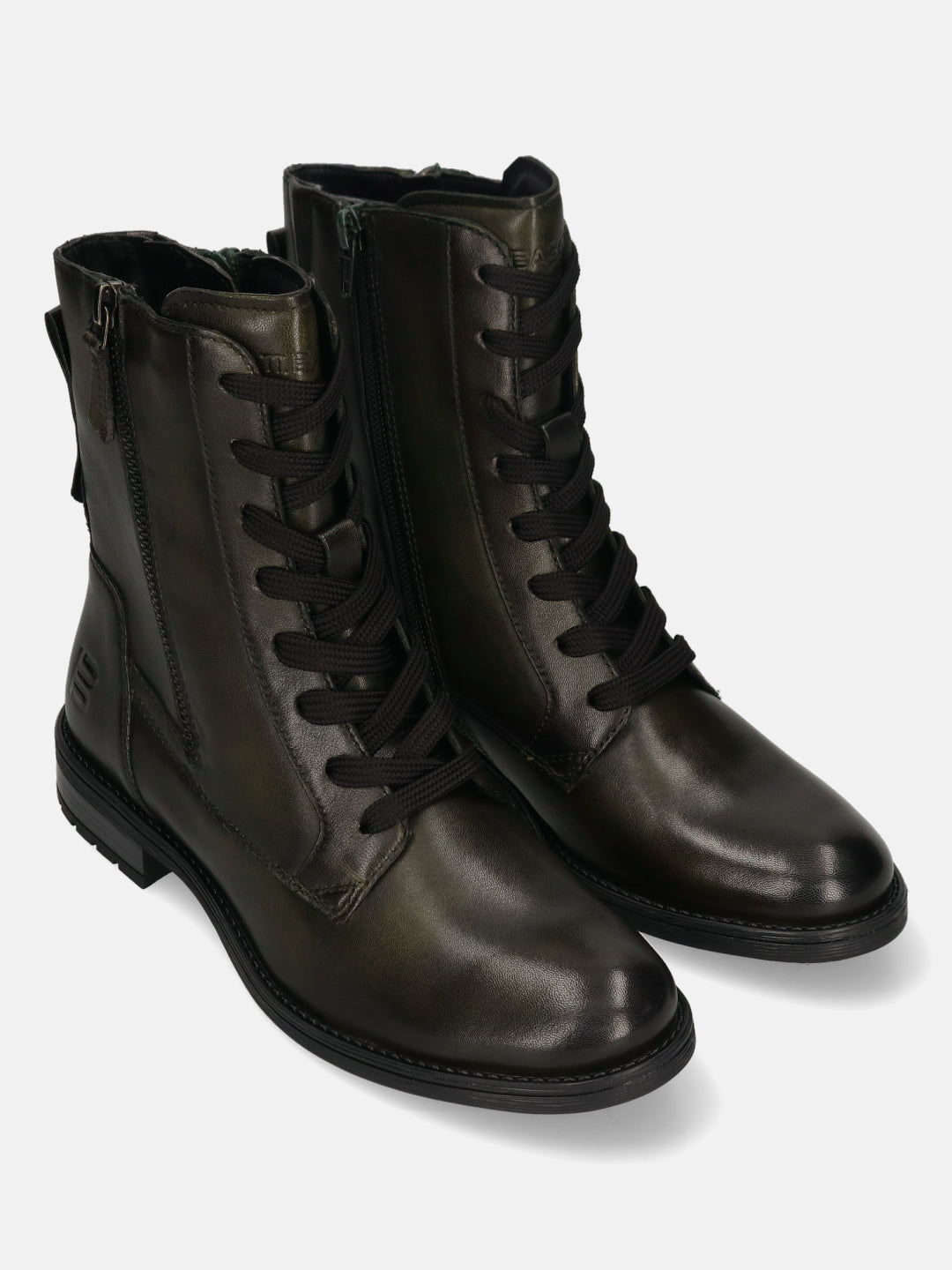 TT.BAGATT Ronja I Dark Green Premium Leather Ankle Boots