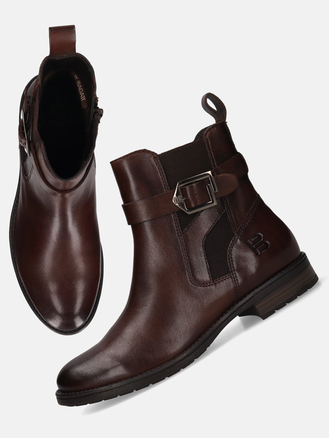 TT.BAGATT Ronja I Mid-Brown Premium LeatherAnkle Boots