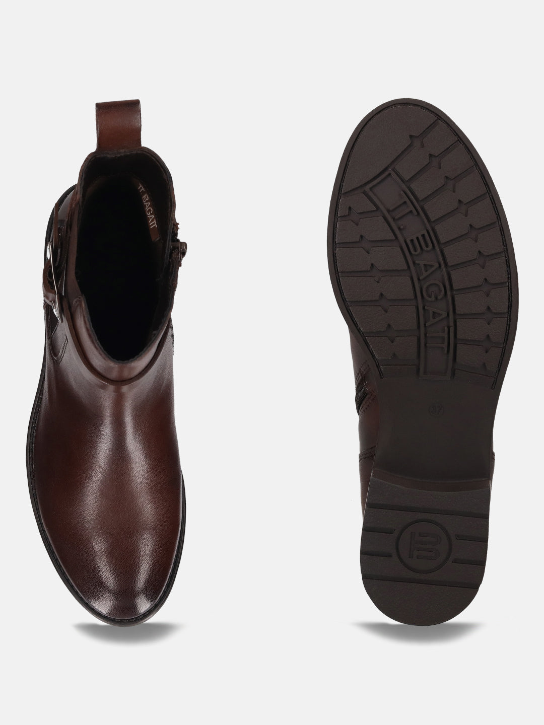 TT.BAGATT Ronja I Mid-Brown Premium LeatherAnkle Boots