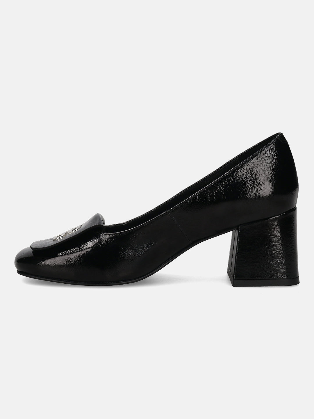 BAGATT Premium Leather Black Court Shoe