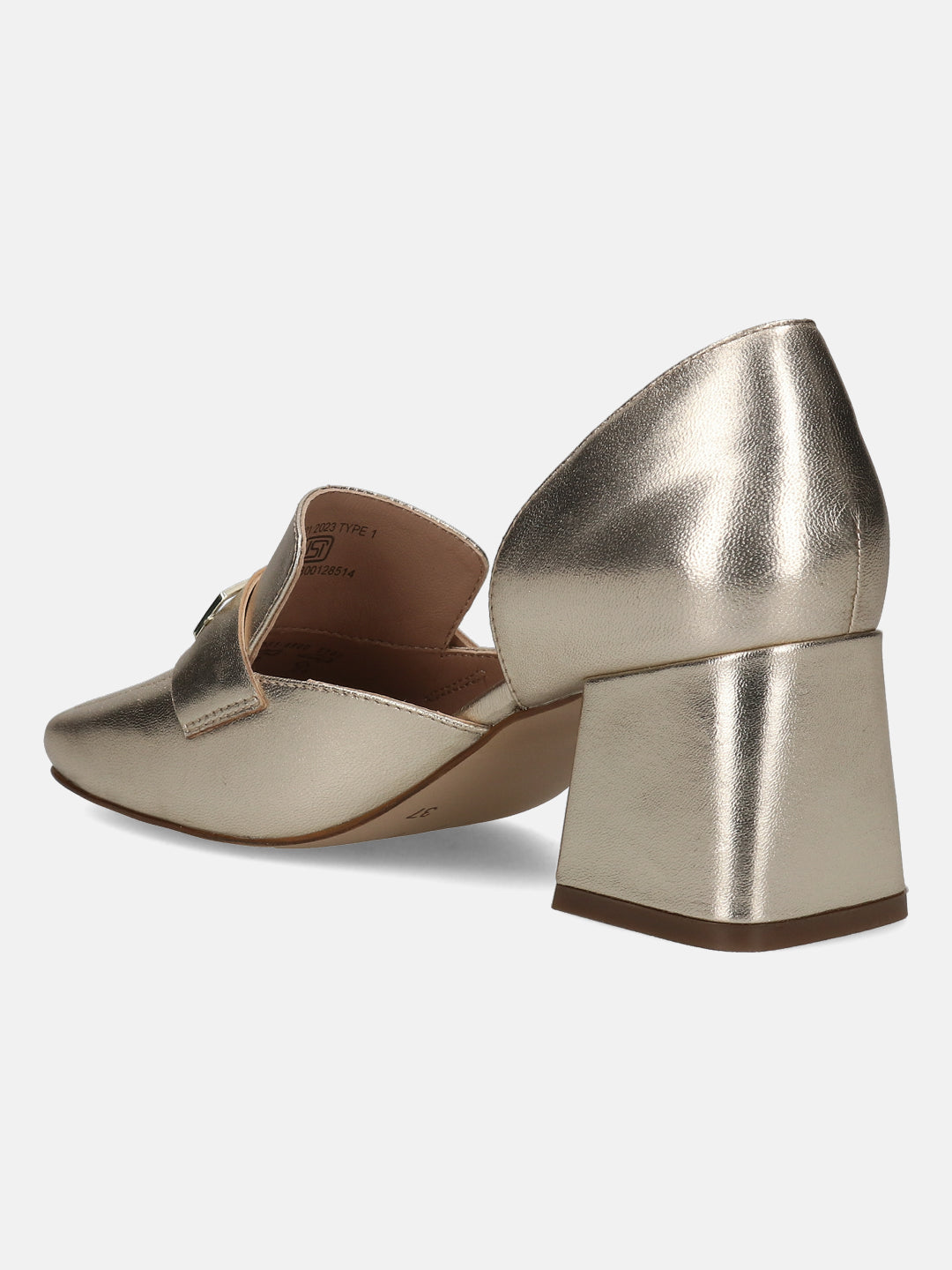 BAGATT Gold Premium Leather Heels