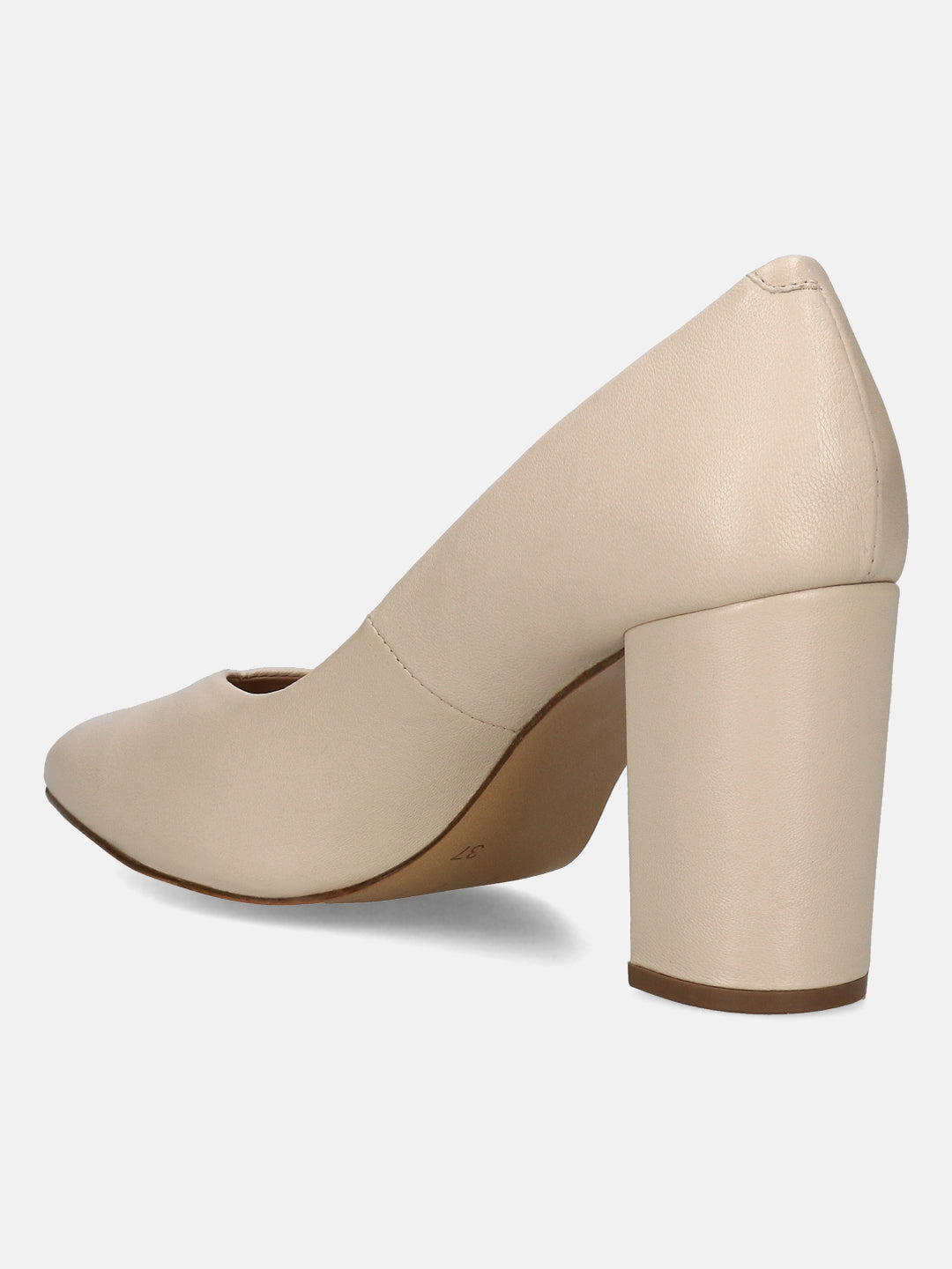 BAGATT Premium Leather Beige Court Shoe