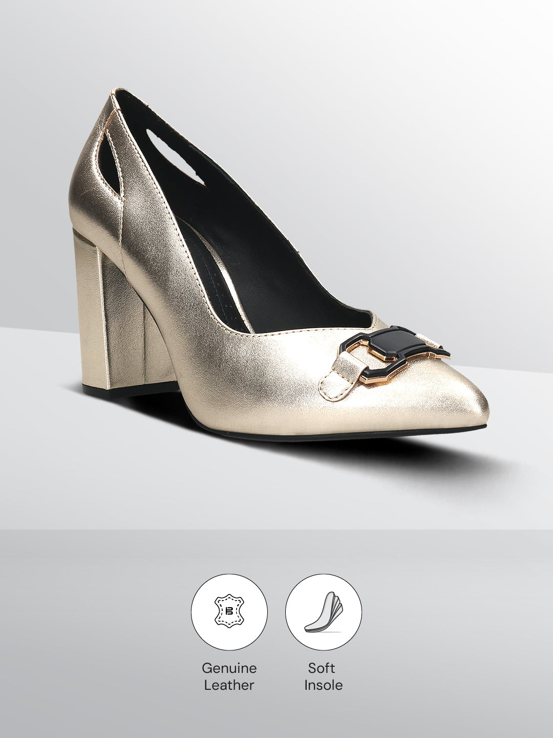 BAGATT metalics Premium Leather Pumps