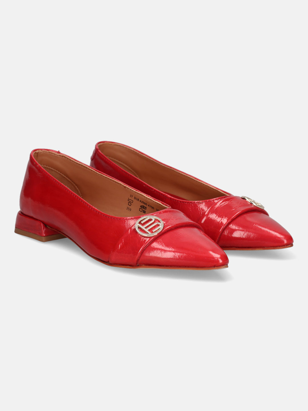 BAGATT Premium Leather Red Ballerina