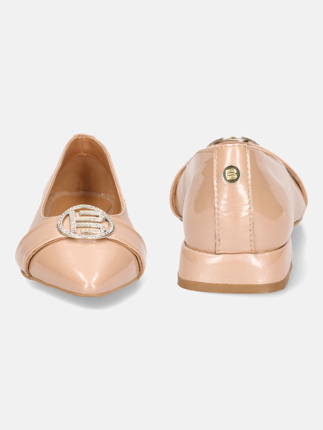 BAGATT Genevi Beige Premium Leather Slip-Ons