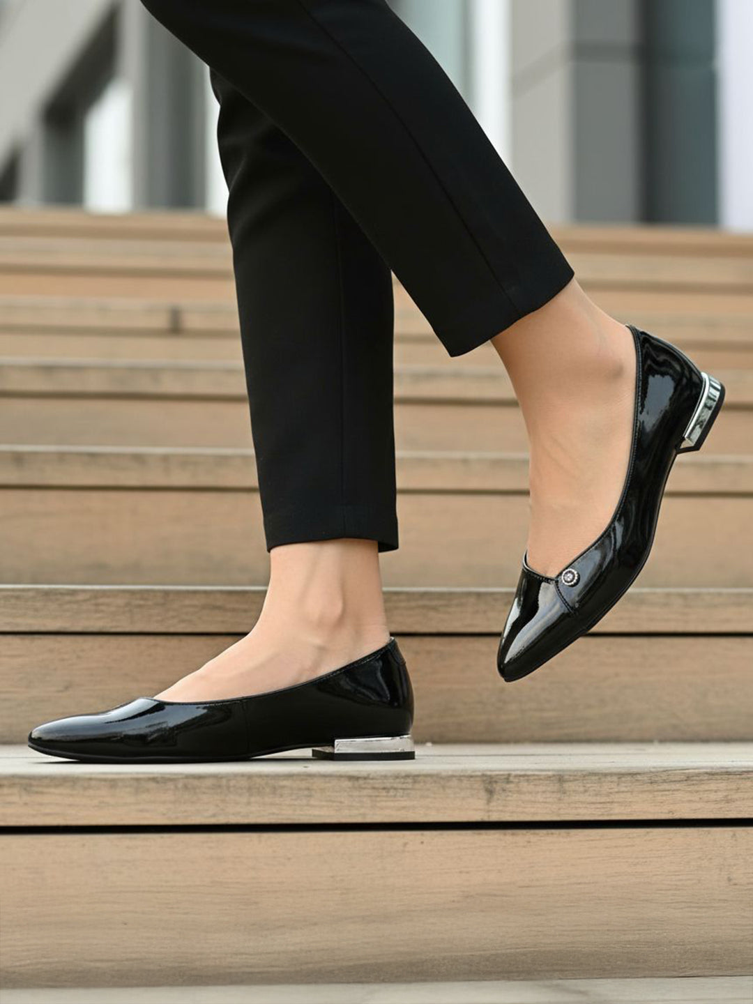 TT.BAGATT Genevi Black Premium Leather Slip-ons