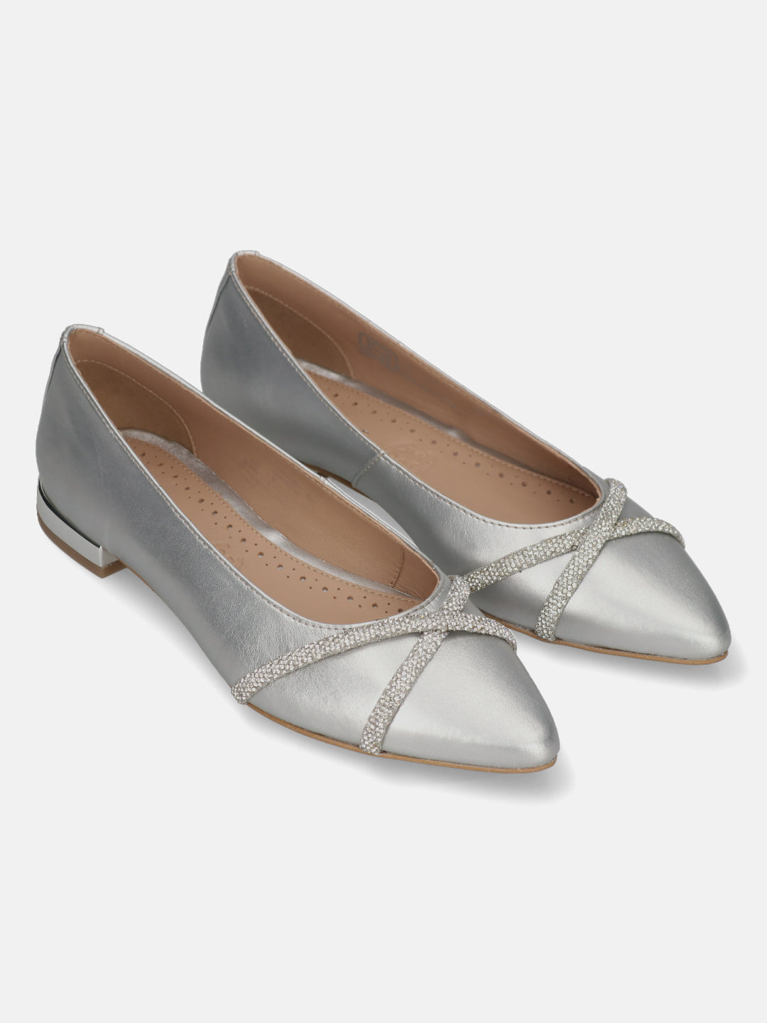 TT.BAGATT Genevi silver Slip-Ons