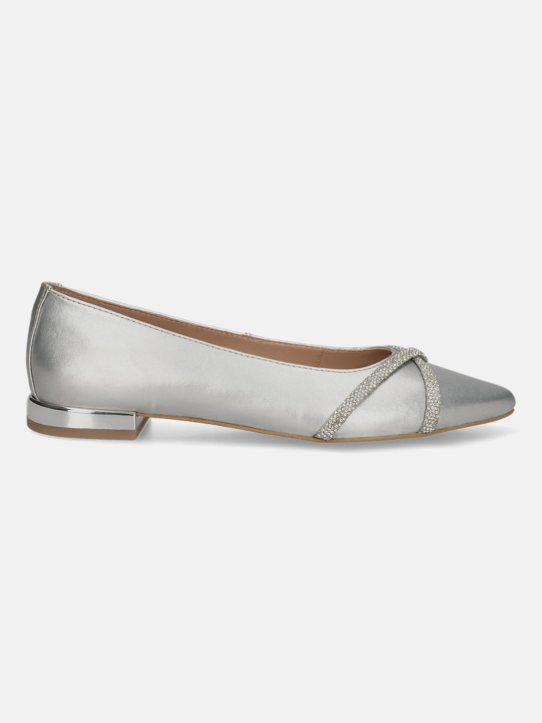 TT.BAGATT Genevi silver Slip-Ons