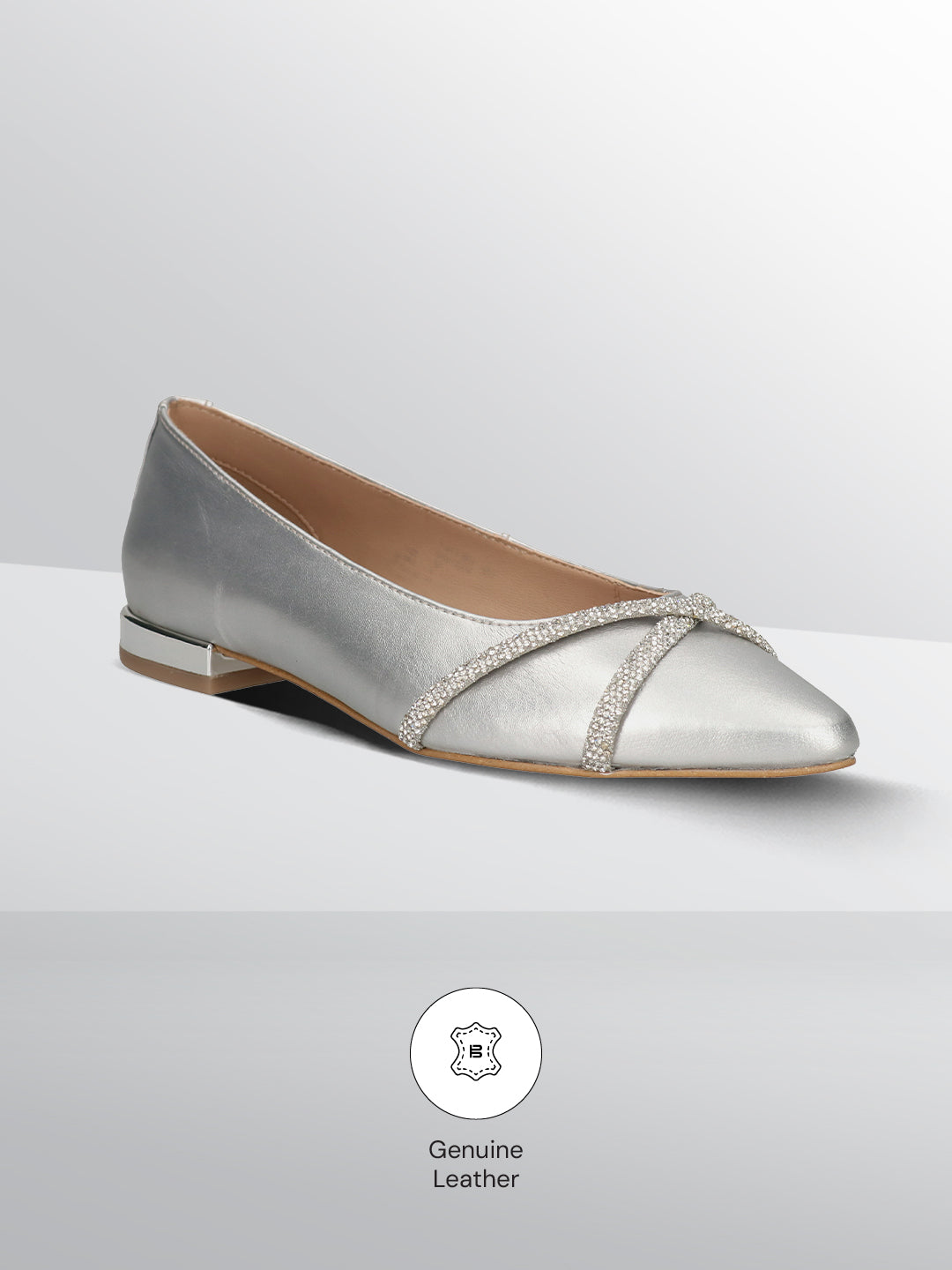 TT.BAGATT Genevi silver Slip-Ons