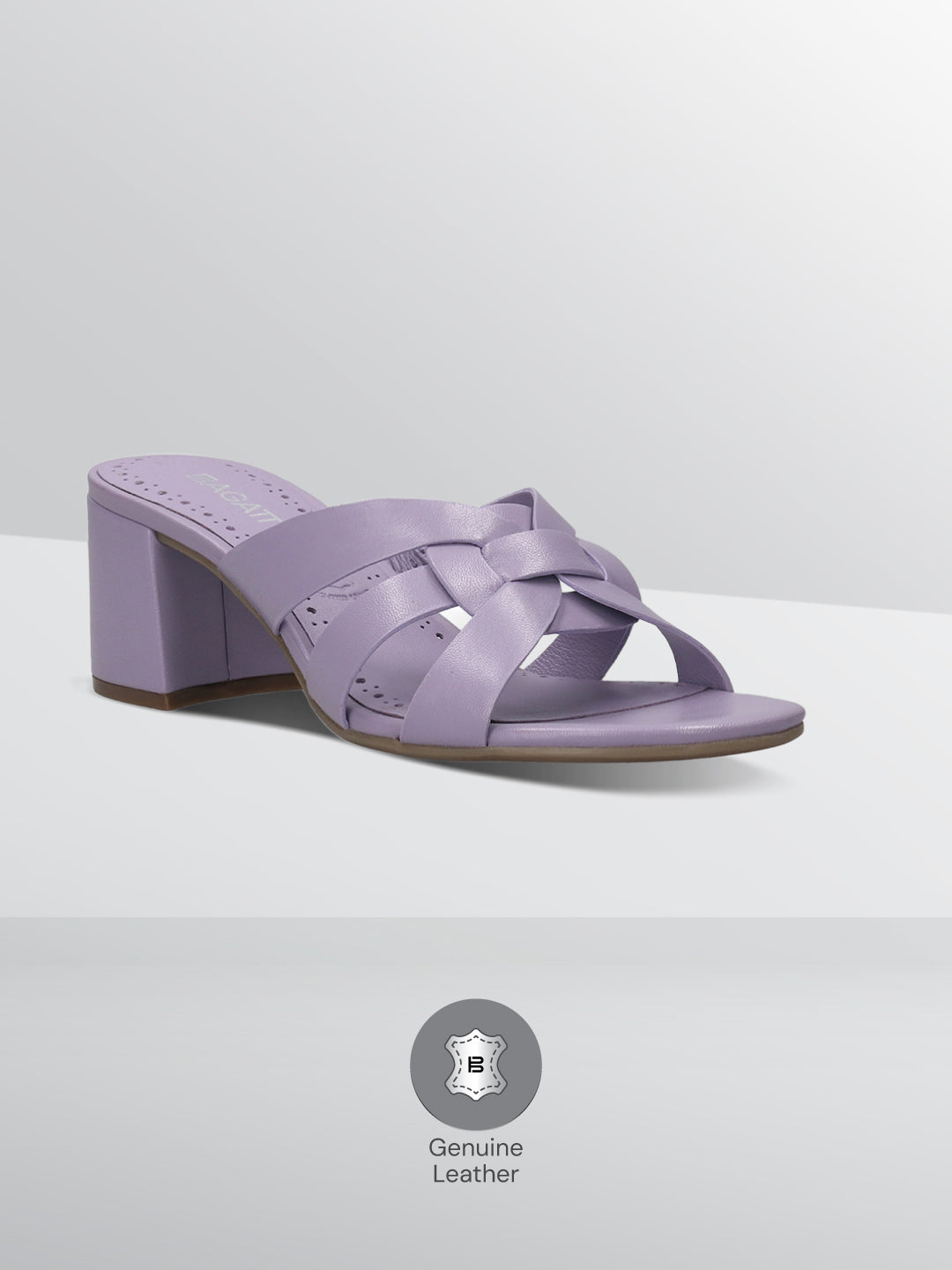BAGATT  Vanita Trends Leather Mules Heels