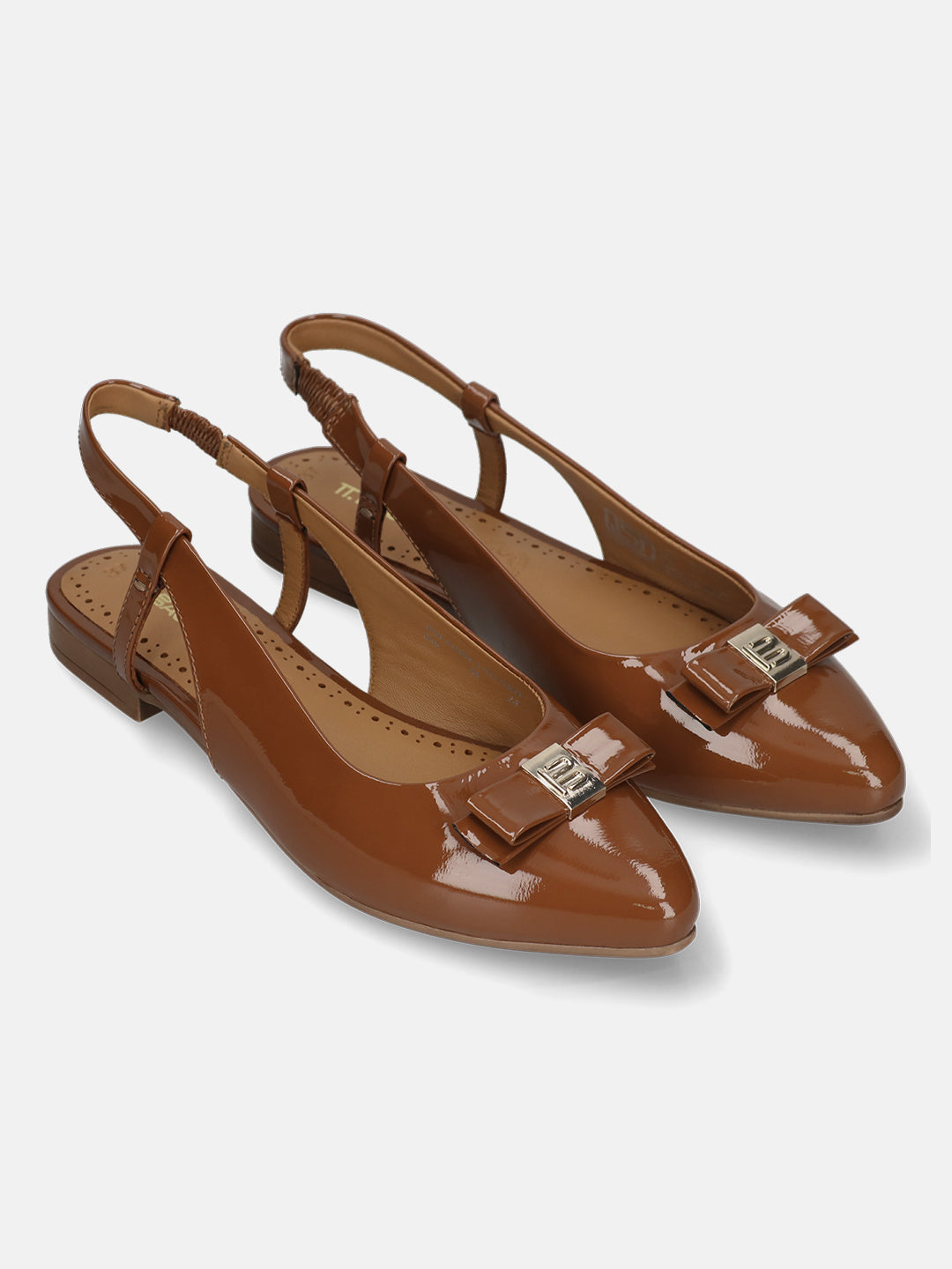 TT.BAGATT Loraine Cognac Premium Leather Slingback