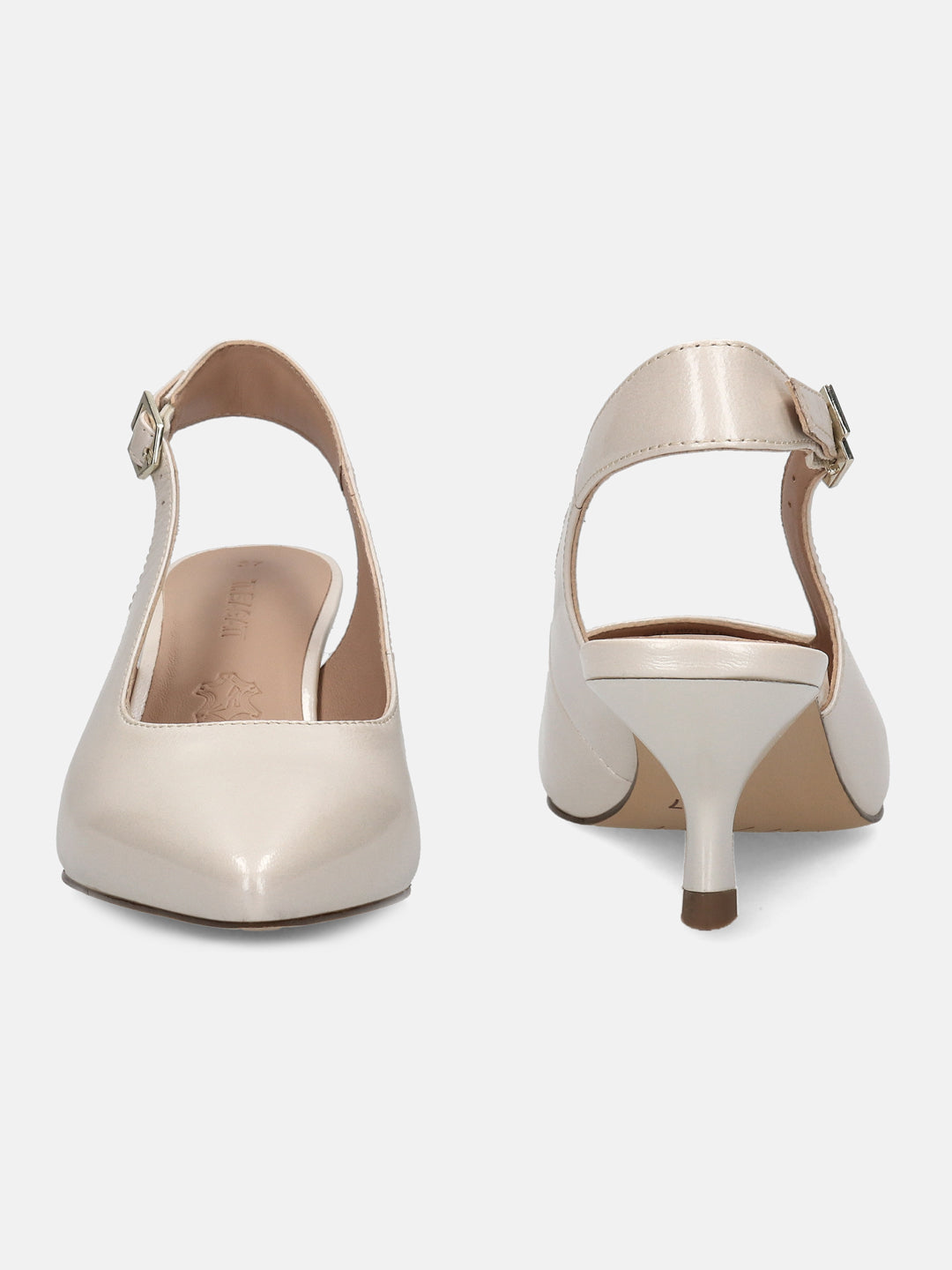 BAGATT Offwhite Premium Leather Heels