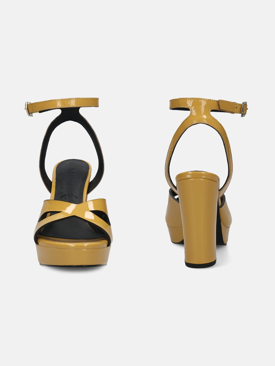 BAGATT Yellow Premium Leather Heels