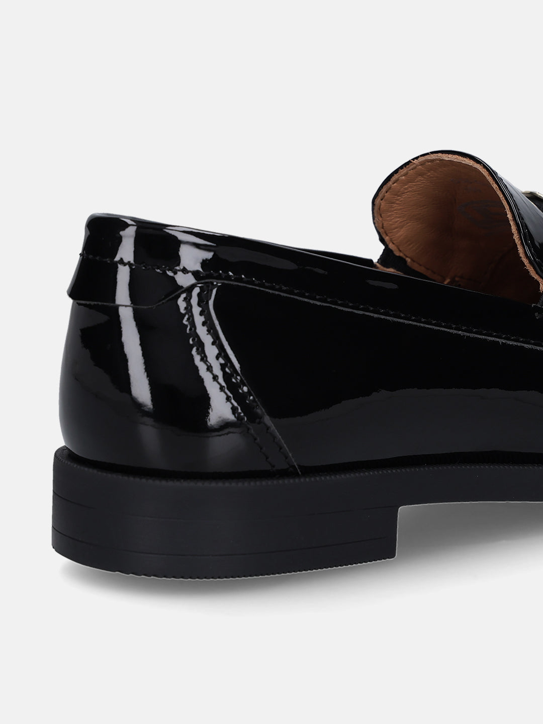 TT.BAGATT Edwina Black Premium Leather Loafers Slip-Ons