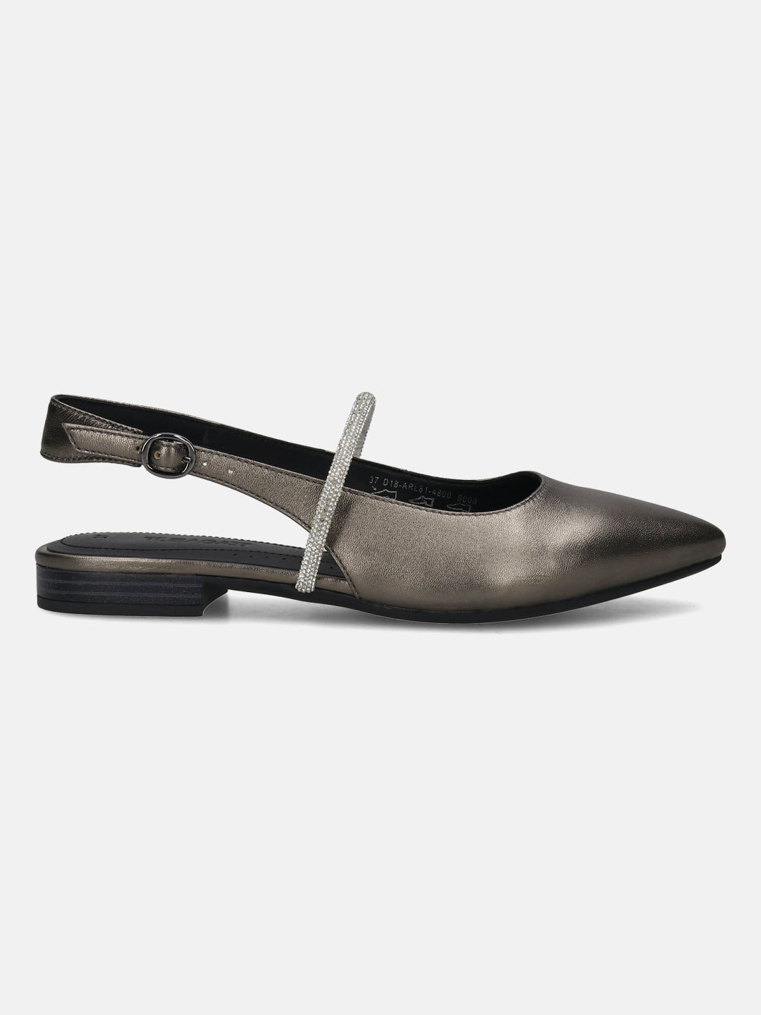 TT.BAGATT Bruna Metalics Premium Leather Slingback Slip-ons
