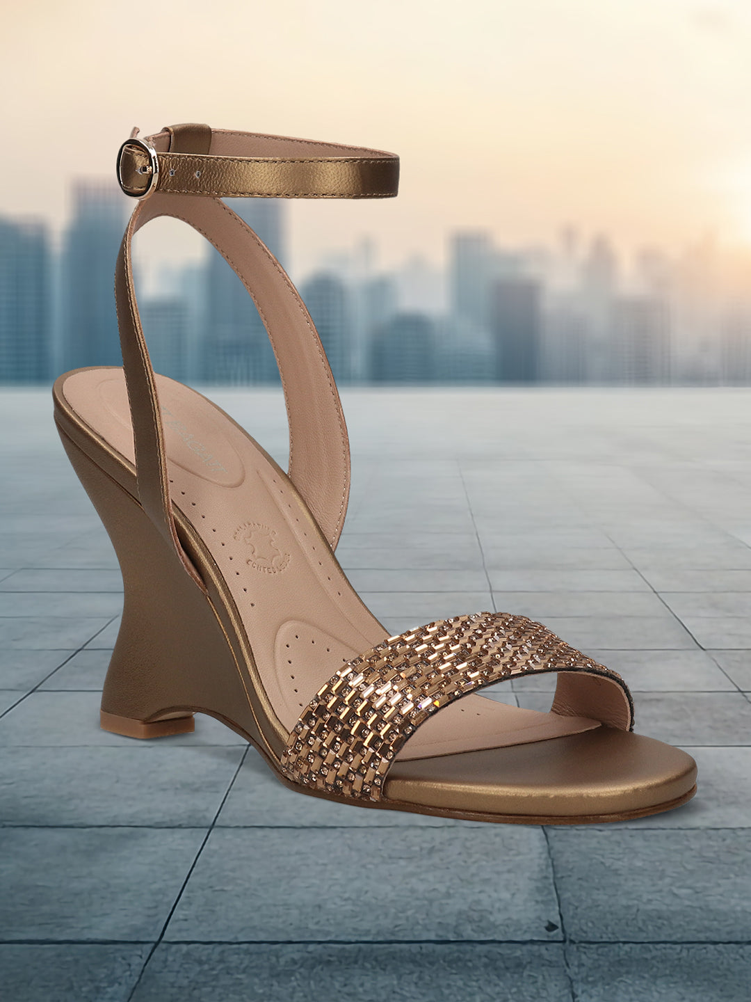 TT.BAGATT  Hatti brown Premium Leather Heels