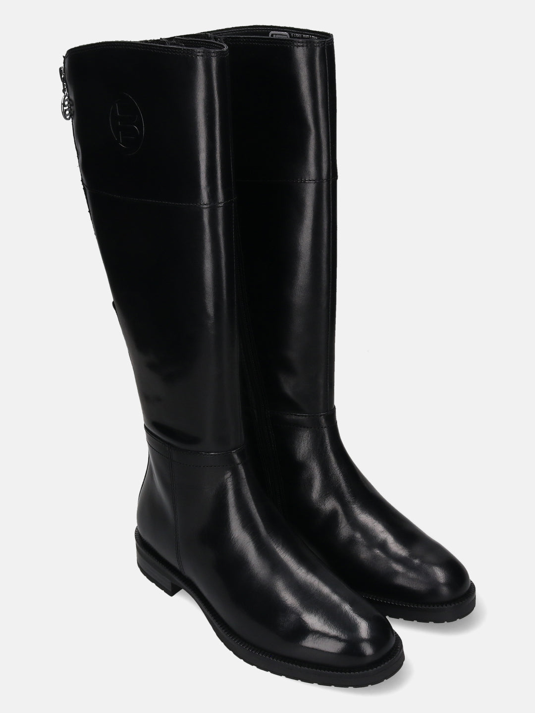 TT.BAGATT Leska Black Premium LeatherKnee Boot
