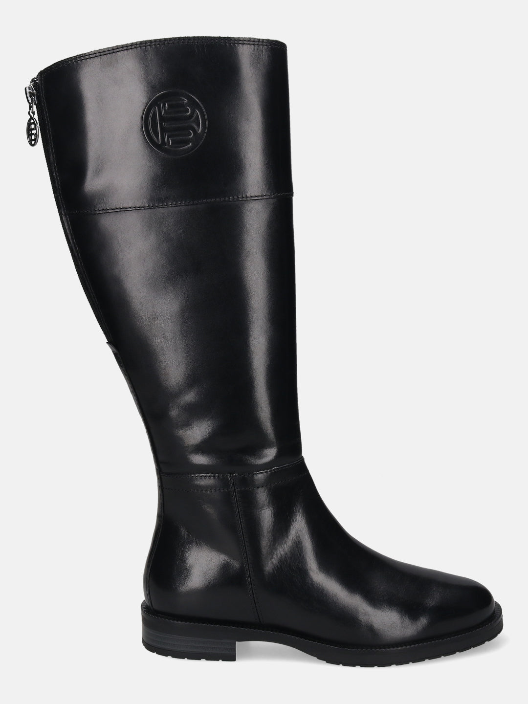 TT.BAGATT Leska Black Premium LeatherKnee Boot