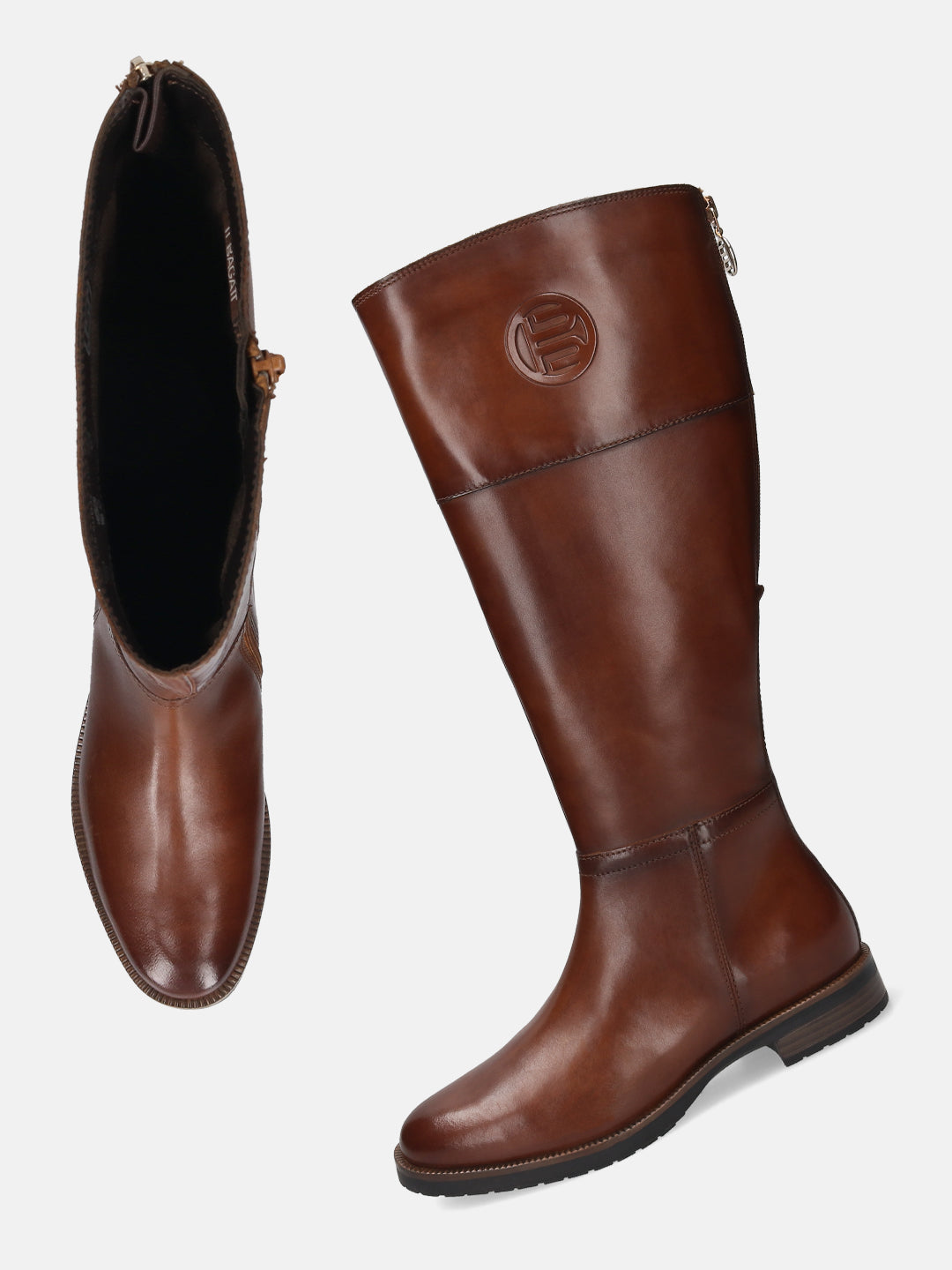 TT.BAGATT Leska Cognac Premium LeatherKnee Boot