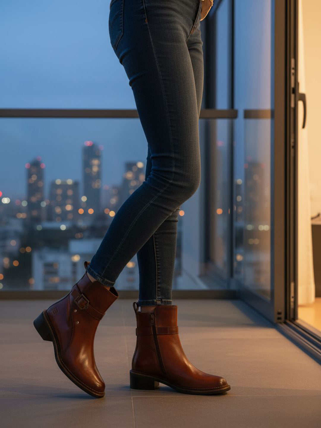 TT.BAGATT Lamia Cognac Premium LeatherAnkle Boots