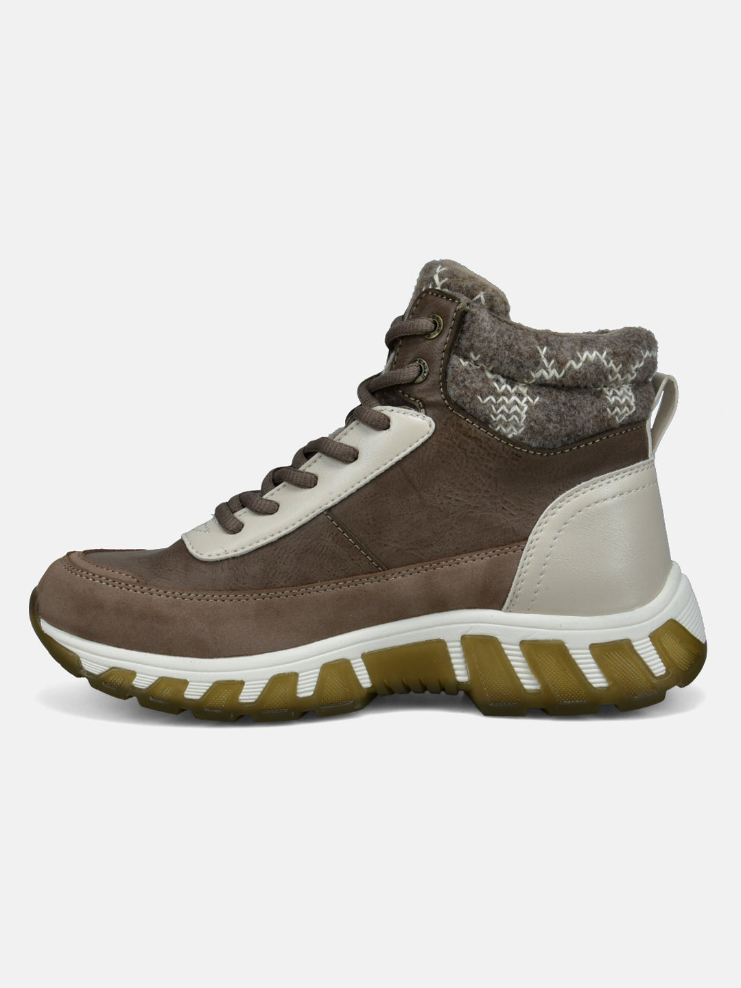 Chi TEX Taupe High Top Sneakers