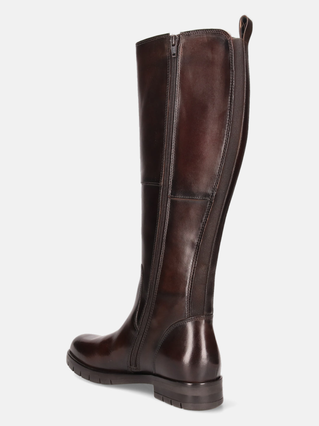 BAGATT Nubuck Leather Dark Brown Knee Boots