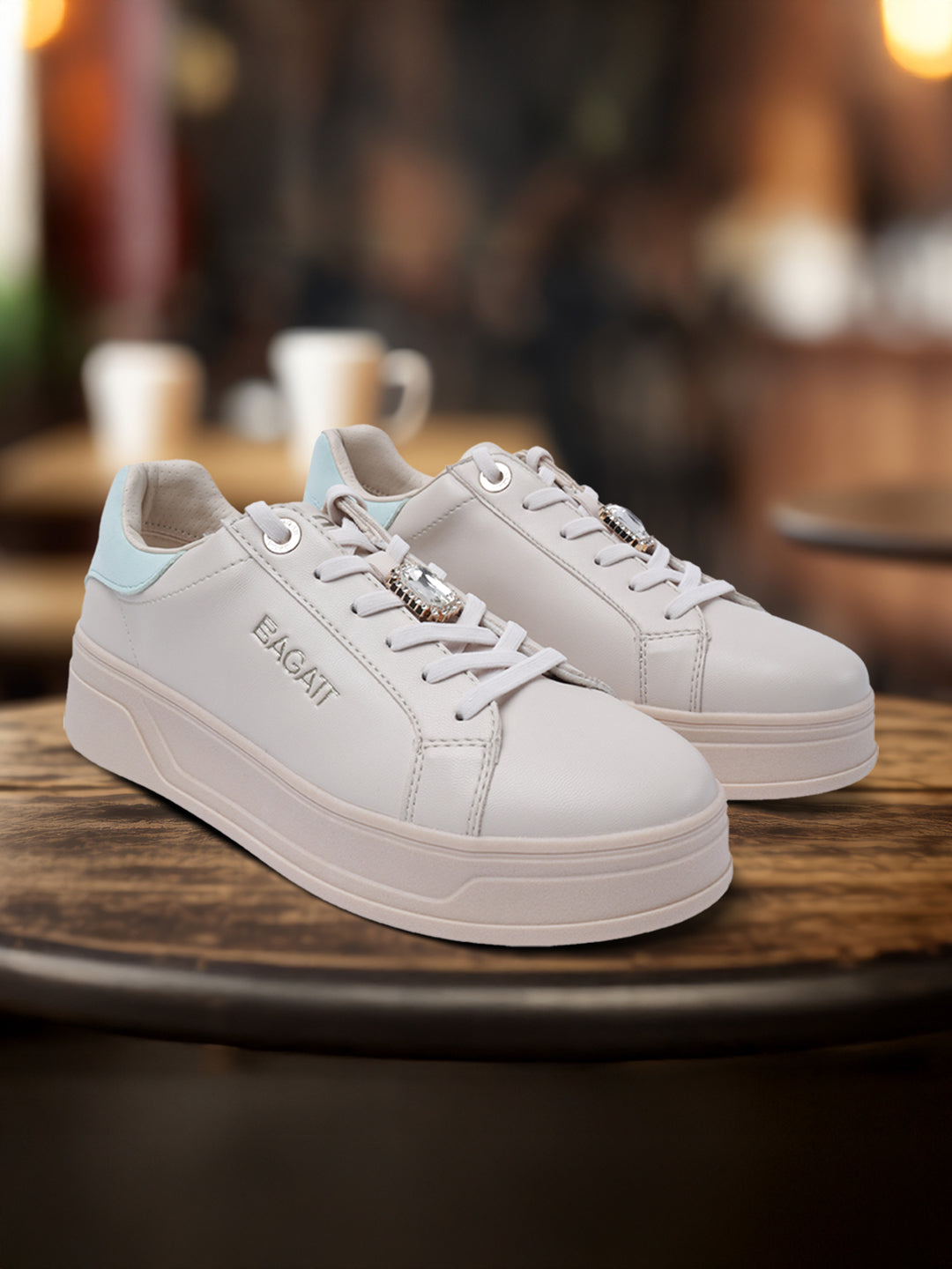 BAGATT  Piper Evo Beige  Mid Top Sneakers