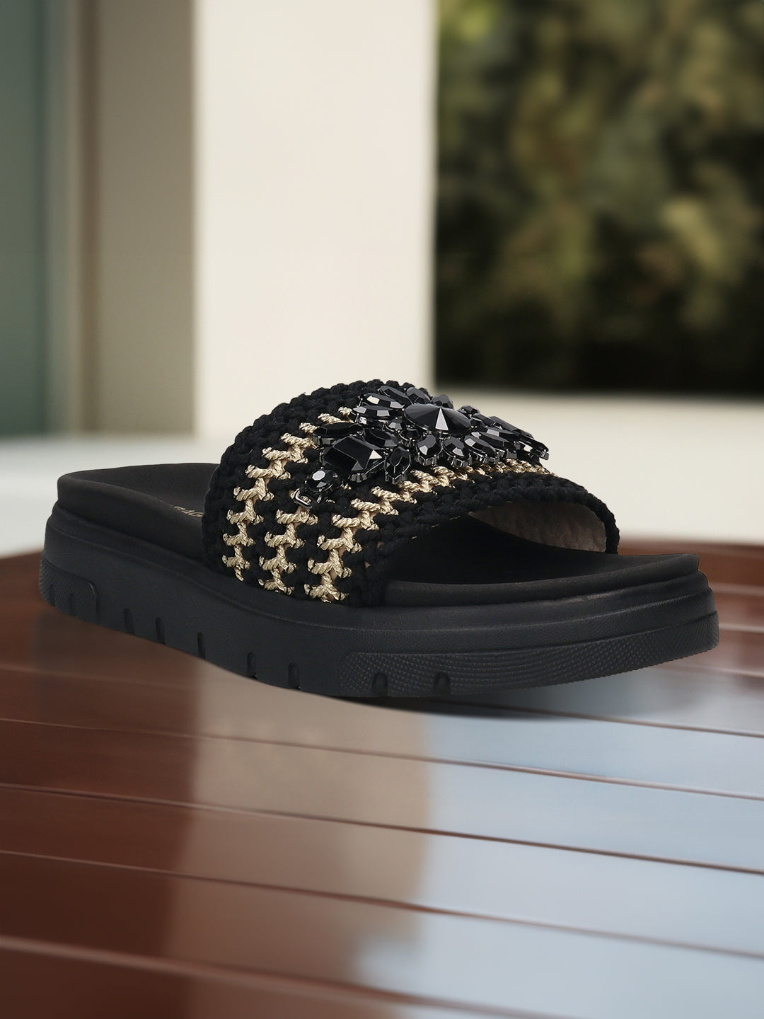 TT.BAGATT  Dalia Evo black Flatform Sandals
