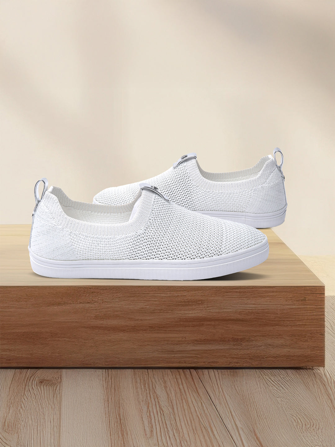 BAGATT  Lali White  Casuals Slip-Ons