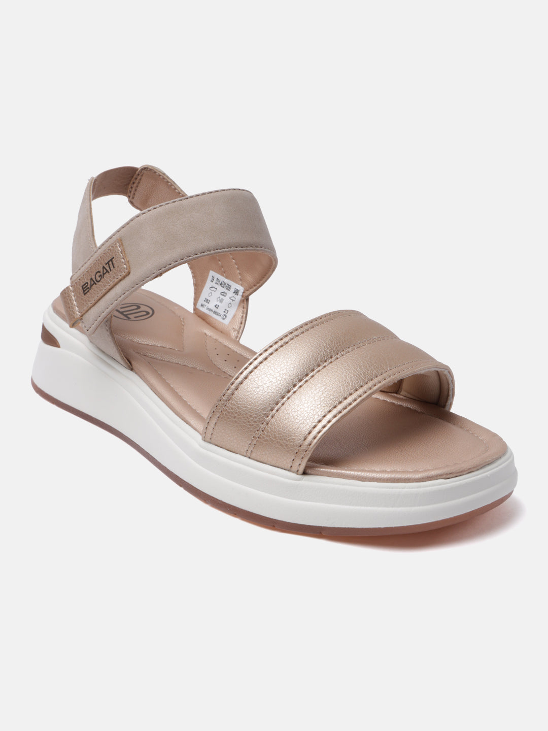 Nira Rose & Metallics Ankle Strap Sandals