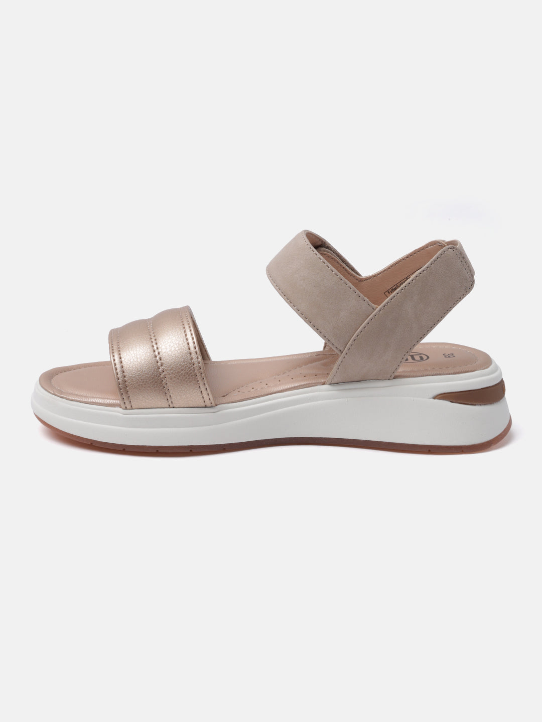 Nira Rose & Metallics Ankle Strap Sandals