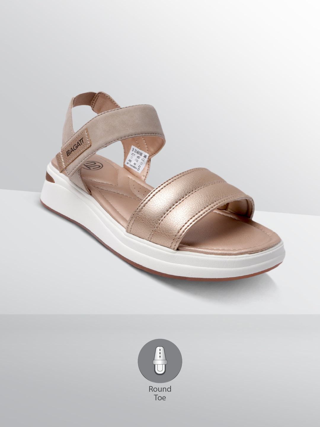 BAGATT  Nira Rose  Ankle strap Flatform sandals