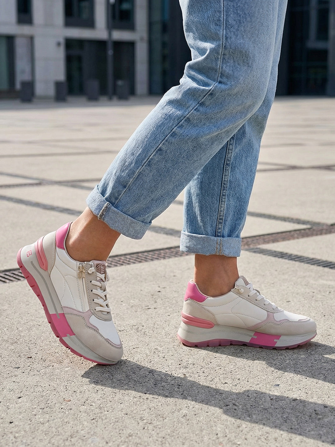 BAGATT Callisti Offwhite Mid Top Sneakers