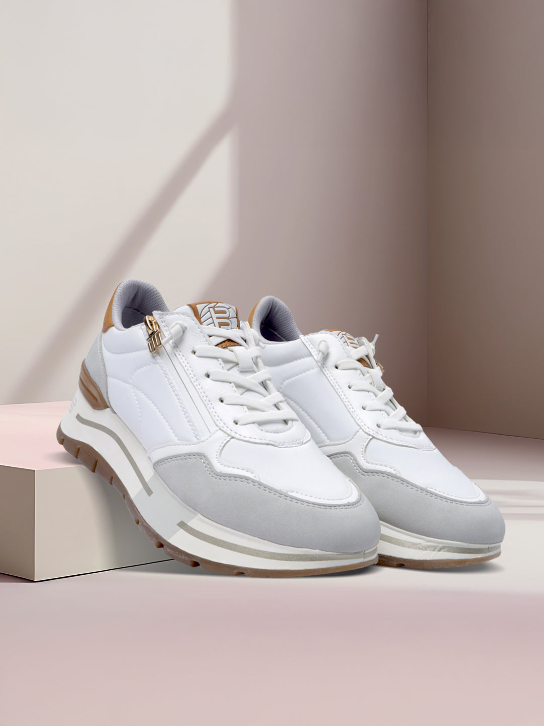 BAGATT  Callisti Light Grey  Mid Top Sneakers