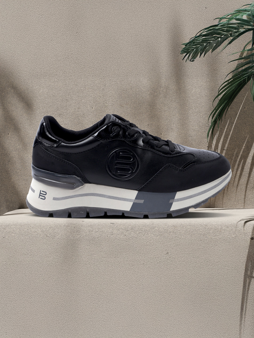 BAGATT  Callisti Black  Mid Top Sneakers
