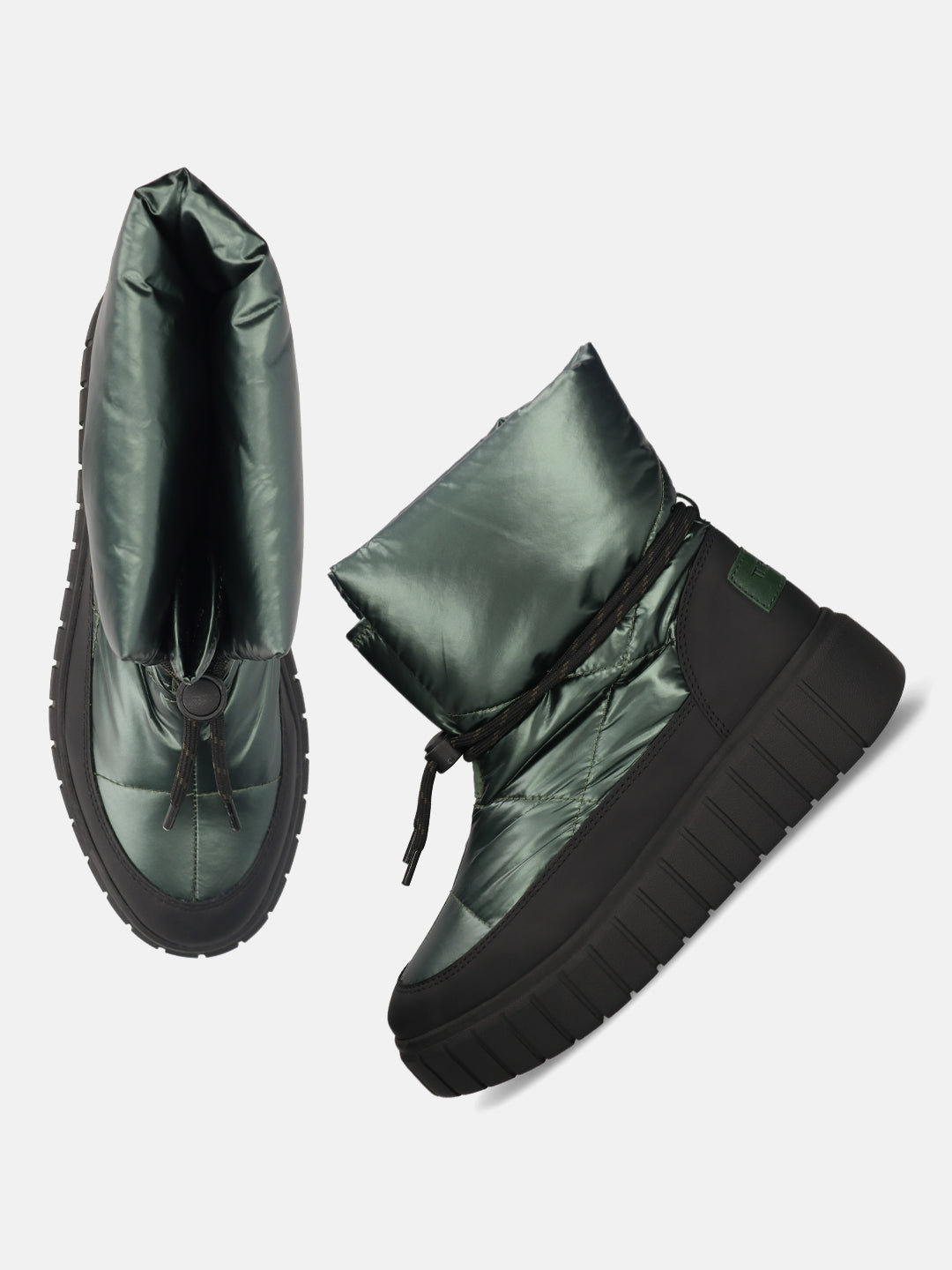 BAGATT Green & Black Casual Boots